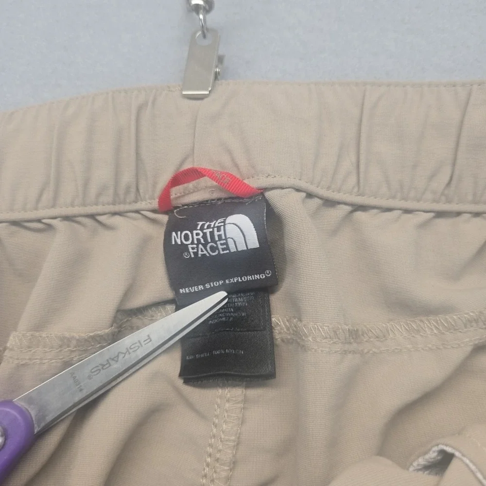 The North Face Mens Convertible Hiking‎ Pants Tan Outdoor Casual XXL Tall Shorts
